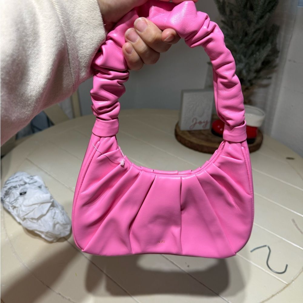 Gabbi Ruched Hobo Handbag - Pink - Picture 8 of 9